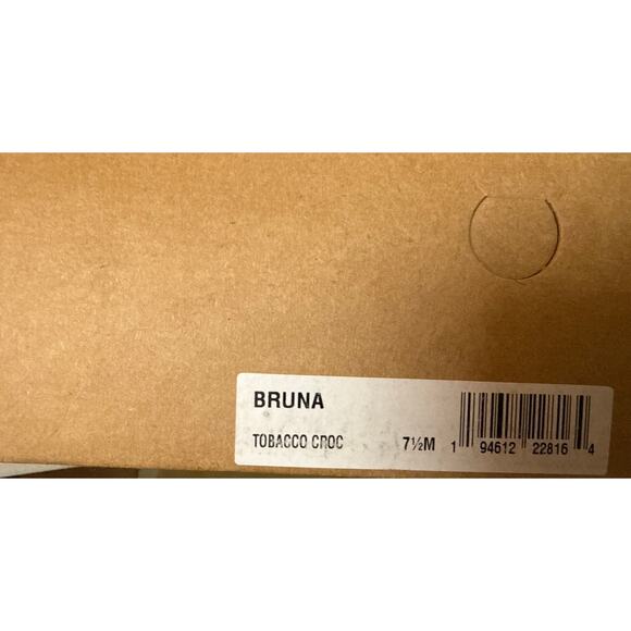 Matisse Bruna Tall Boots Womens 7.5 M Leather Tobacco Crocodile Texture Zipper - Picture 12 of 12